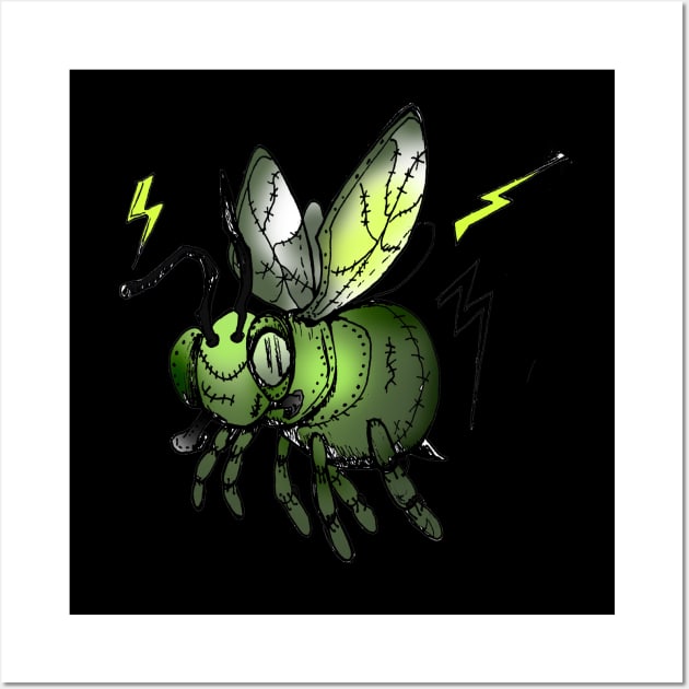 Frankenbee Wall Art by Perryology101